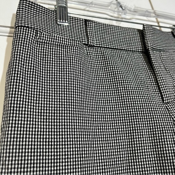 Banana Republic Sloan Houndstooth Ankle Pants Pleated Size 2 Office Career - Picture 3 of 8